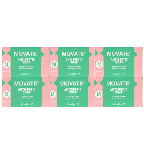 Movate Antiseptic Soap (Pack of 6)