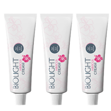 BIOLIGHT HIBISCUS FLOWER LIGHTENING CREAM TUBE 30G (PACK OF 3)
