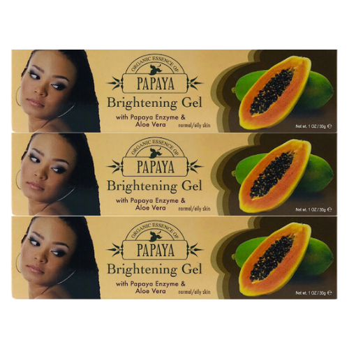 Organic Essence of Papaya Gel Tube 1oz (Pack of 3)