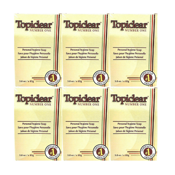 Topiclear Number One Beige Soap 85g (Pack of 6)