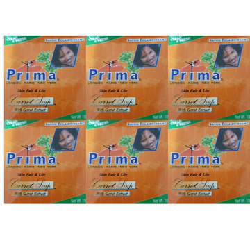 Prima Carrot Soap 100g (Pack of 6)