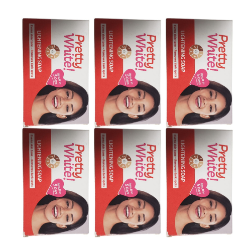 Pretty White Soap (Pack of 6)