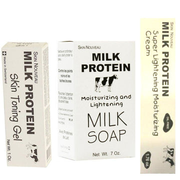 Milk Protein Gel + Moisturizing Cream + Soap