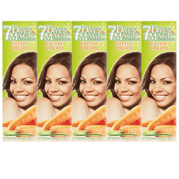 7 Days Magic Carrot Cream 50ml Tubes {PACK OF 5}