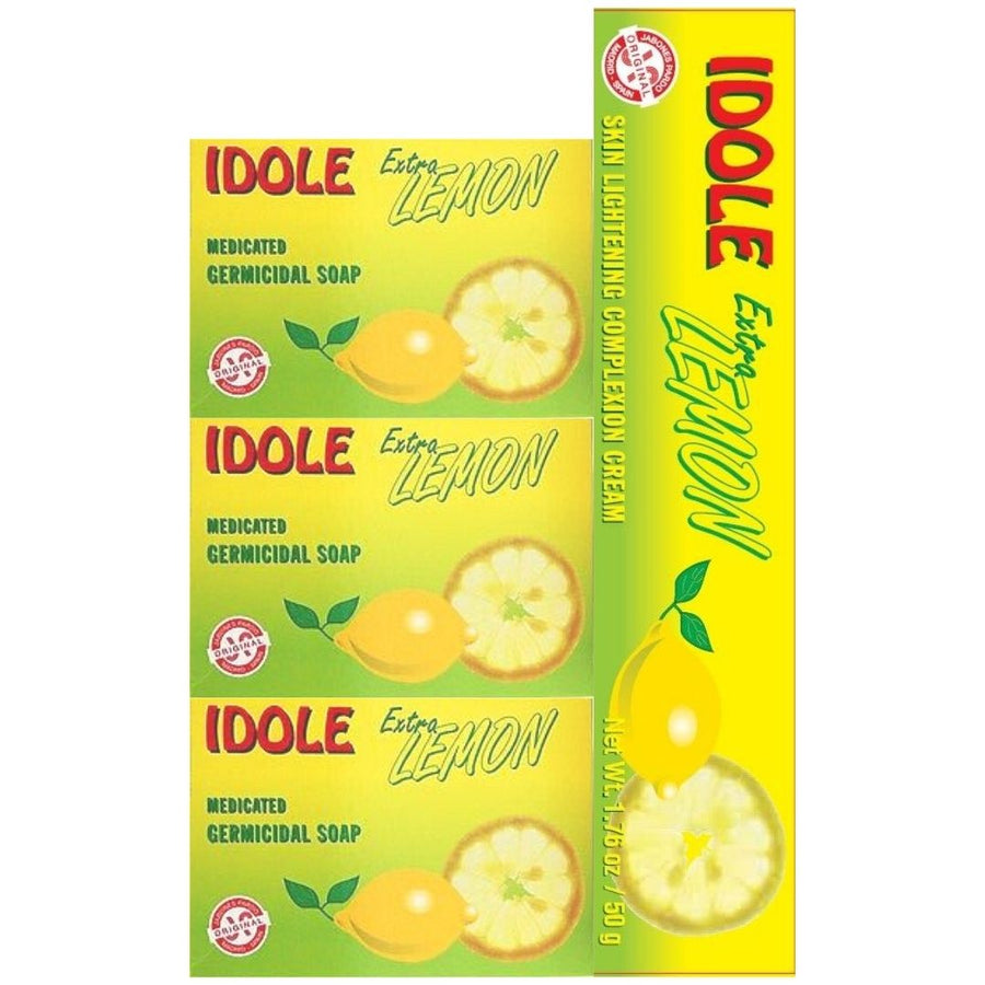 IDOLE EXTRA LEMON CREAM + Soap (Pack of 3)