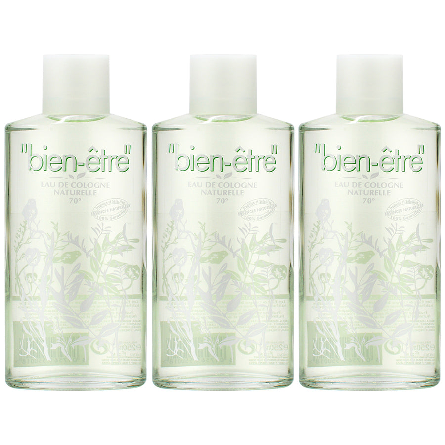 BIEN-ETRE Eau De Cologne Naturelle 250ml (Pack of 3)