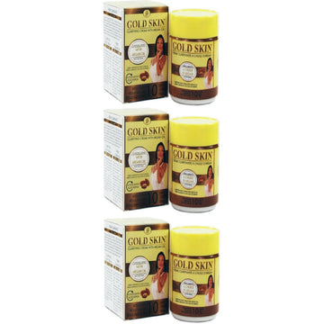 Gold Skin Clarifying Body Cream with Argan Oil 140ml Lot of 3