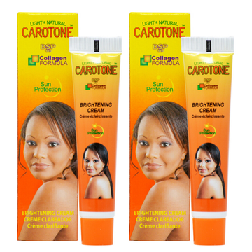 Carotone Brightening 1oz Cream Tubes (2 Pack)