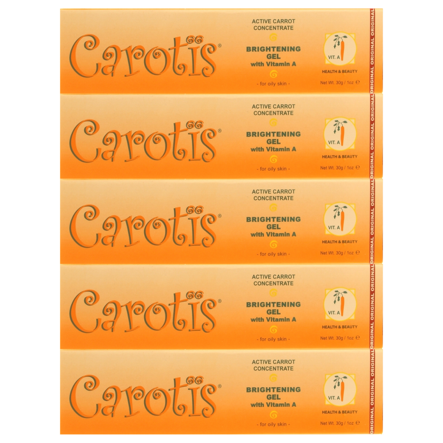Carotis Brightening Carrot Gel Lightening Tubes dark spots remover (5 Tubes)