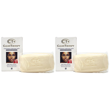 CT+ Clear Therapy - Lightening Purifying Original Soap 6.2oz (175g) (2 PACK)