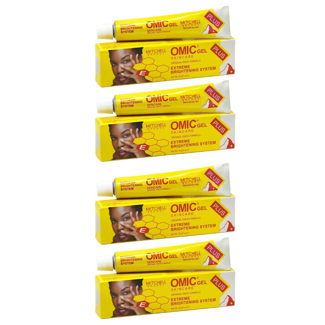 OMIC GEL PLUS BRIGHTENING TUBES 30g (Pack of 3)