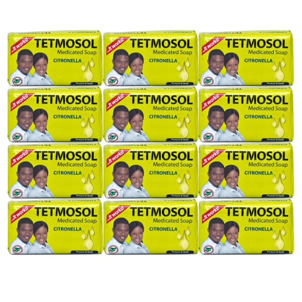 Tetmosol Medicated Soap Citronella 75g (PACK OF 12)