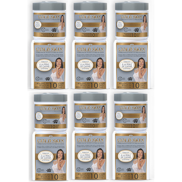 Gold Skin Clarifying Body Cream With Caviar Pearls Set of 6
