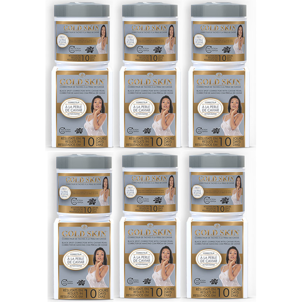 Gold Skin Clarifying Body Cream With Caviar Pearls Set of 6