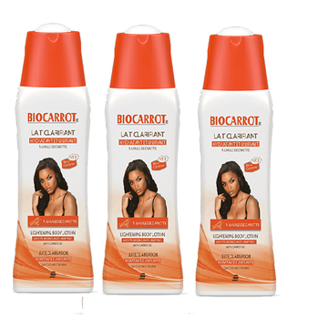 Lot of 3 BIOCARROT LAIT CLARIFIANT 250 ML