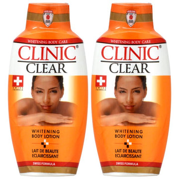 Clinic Clear Whitening Body Lotion 16.9oz (Pack of 2)