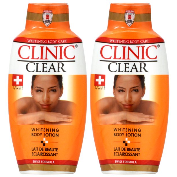 Clinic Clear Whitening Body Lotion 16.9oz (Pack of 2)