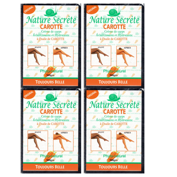 Nature Secréte Exfoliating Carrot Soap 350g (4 pack)