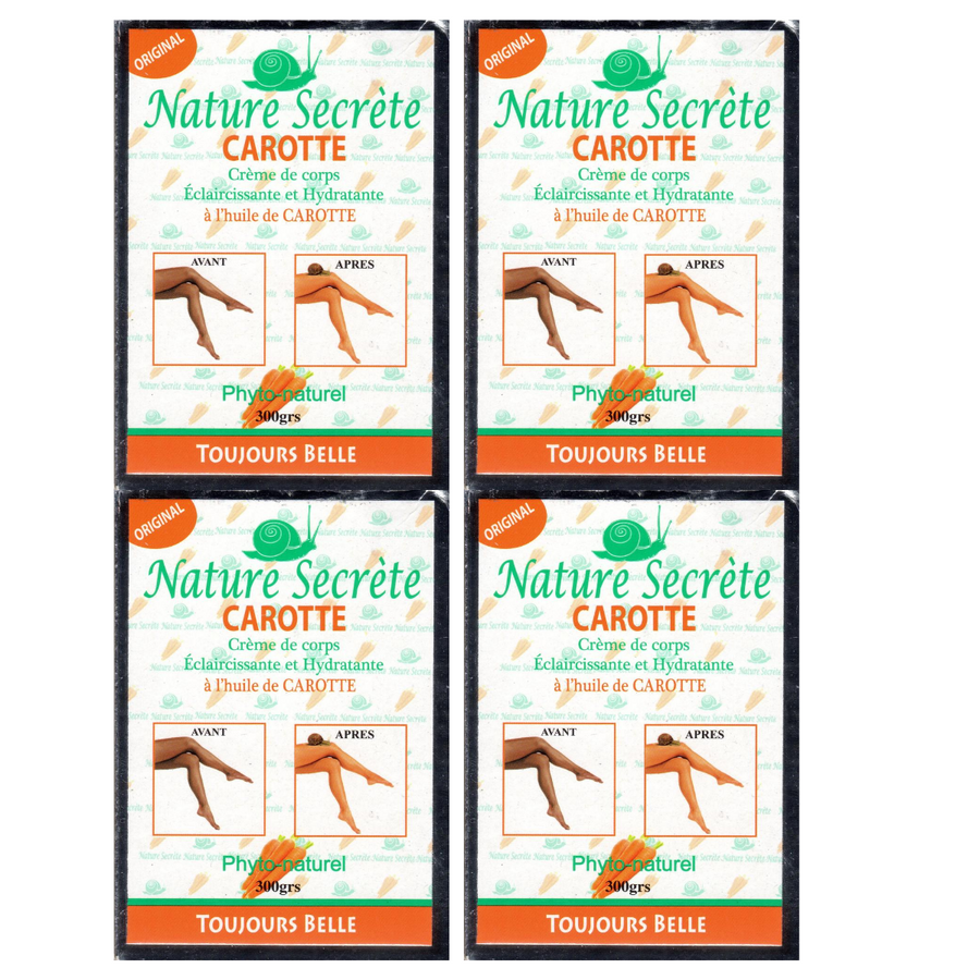 Nature Secréte Exfoliating Carrot Soap 350g (4 pack)