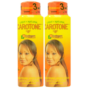 Carotone Brightening Body Lotion 18.6oz (Pack of 2)