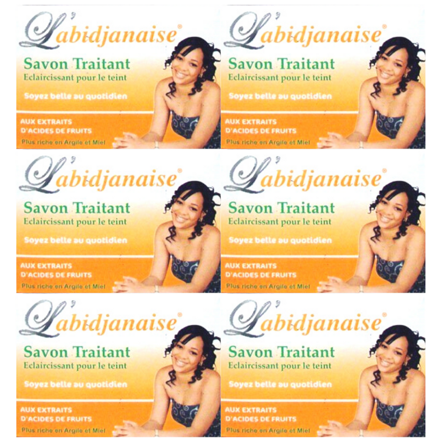 Labidjanaise Lightening Treating Soap (Pack of 6)