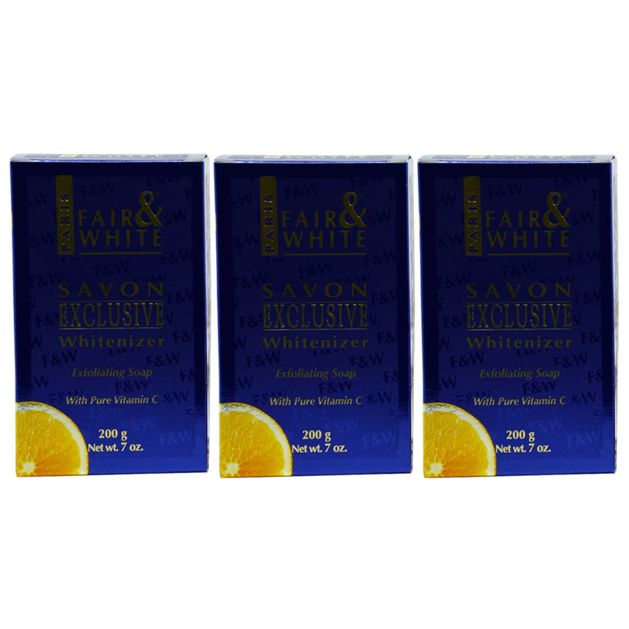 FAIR AND WHITE EXCLUSIVE WHITENIZER EXFOLIATING BODY SOAP (200g)