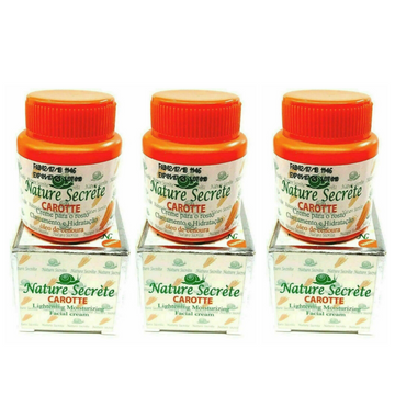 Nature Secréte Carotte Lightning Facial Cream 40g (Pack of 3)