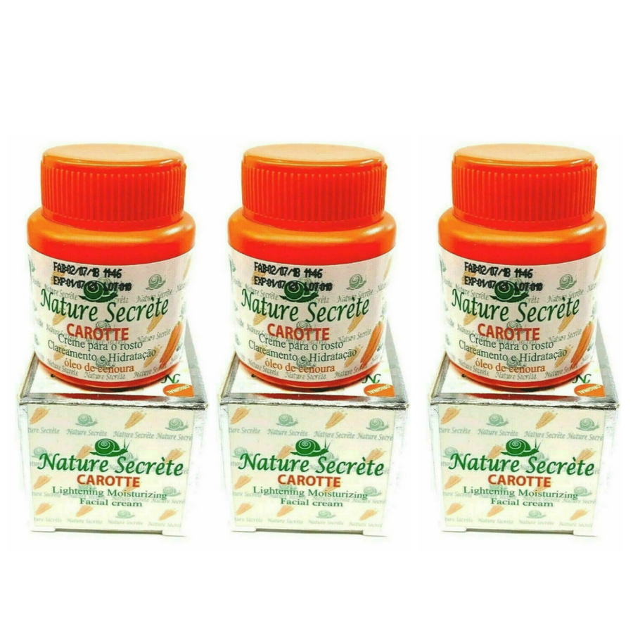 Nature Secréte Carotte Lightning Facial Cream 40g (Pack of 3)