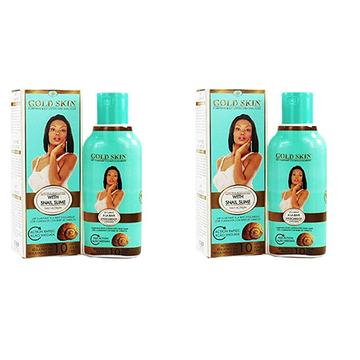 Gold Skin Body Lotion Snail Slime 250 ML lot of 2