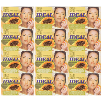 Ideal Papaya Extract Soap 125g (Pack of 12)
