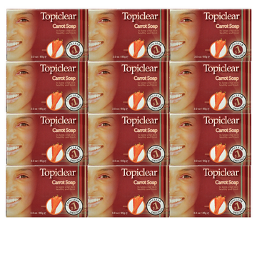 Topiclear Carrot Soap 85g (PACK OF 12)