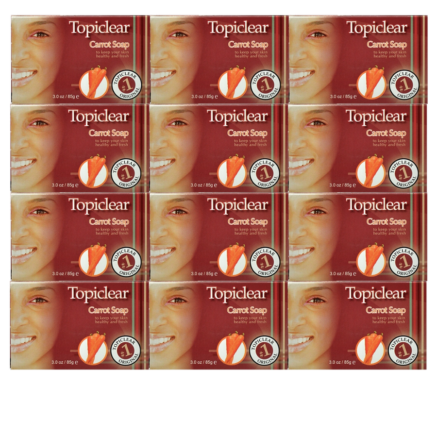 Topiclear Carrot Soap 85g (PACK OF 12)