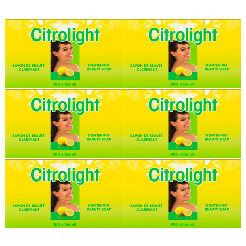 Citrolight Lightening Beauty Soap With Citus Oil 180g 6 Pack