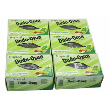 Dudu Osun Black Soap Anti Acne, Fungus, Blemish (6 Pack)