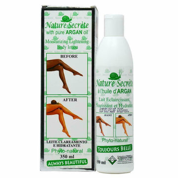 NATURE SECRET MOISTURIZING LIGHTNING BODY LOTION with Pure Argan Oil 350ml