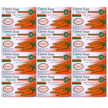 Jabon Zanahoria Carrot soap 3.5oz (12 Pack)