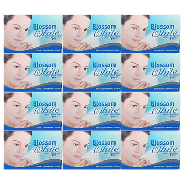 Blossom White Honey & Milk Soap 100g Each (12 Pack)