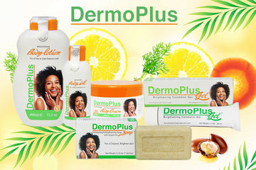Dermoplus Body Lotion + Oil + Cream Jar + Soap + Gel Tube