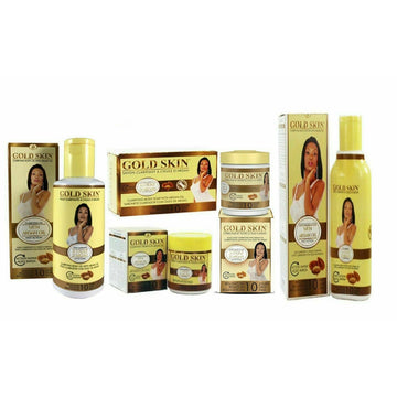 Gold Skin Clarifying Argan Oil Set (Oil, Soap, Lotion, Spot Remover, Clarifying)