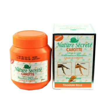 Nature Secréte Lightening Moisturizing Body CREAM with Carrot Oil 300g