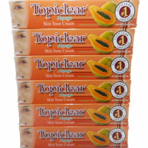 Topiclear Skin Fading Lightening Papaya Cream 6 Pack