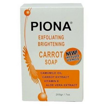 Piona Exfoliating Carrot Soap 7oz